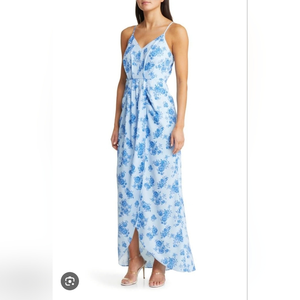 Chelsea 28 Floral Blue Maxi Dress
